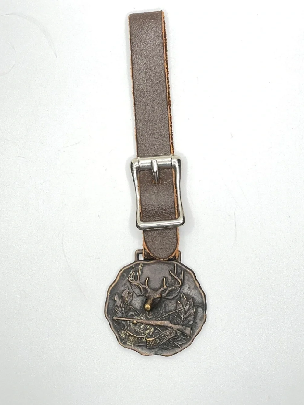 Vintage 1930's National Sportsman Magazine Pocket Watch Fob Collectible